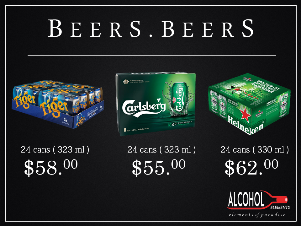 Alcohol Elements offers beer delivery service in Singapore